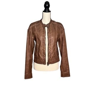 William Rast Vegan Leather Jacket, Size S